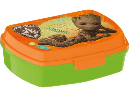 Box svačinový Strážci galaxie: Groot dětská svačinová kazeta 17x13x6cm