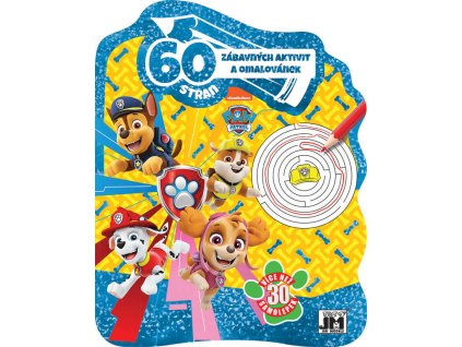 JIRI MODELS Sešit 60 aktivit Tlapková Patrola (Paw Patrol) set se samolepkami