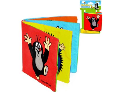 KRTEK (Krteček) Knížečka textilní baby obrázková pro miminko