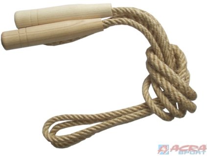 ACRA Švihadlo juta kónické 3m dřevěná držadla v sáčku