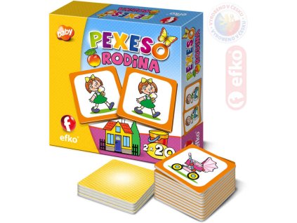 EFKO Hra baby pexeso Rodina *SPOLEČENSKÉ HRY*