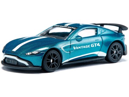 SIKU Auto závodní Aston Martin Vantage GT4 sportovní kovový model 1577