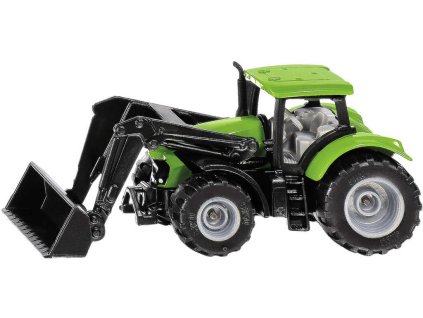 SIKU Traktor Deutz-Fahr s předním nakladačem model kov 1394