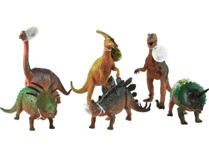Zvířata dinosauři 25-36cm plastové figurky zvířátka 6 druhů