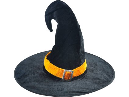 KARNEVAL Klobouk čarodějnický černý *KARNEVALOVÝ DOPLNĚK*