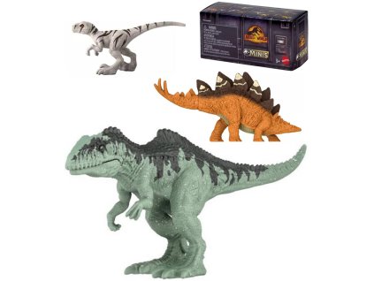 MATTEL Mini figurky dinosaurus Jurský svět: Nadvláda různé druhy s překvapením