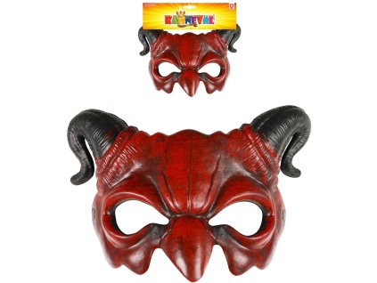 KARNEVAL Maska čerta škraboška *KARNEVALOVÝ DOPLNĚK*