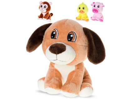 PLYŠ Zvířátko baby sedící 14cm 4 druhy *PLYŠOVÉ HRAČKY*