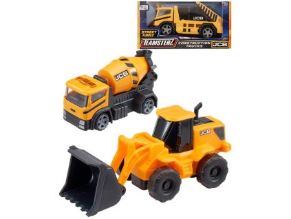 Teamsterz Street Kingz auto pracovní kovové stavební 4 druhy v krabici