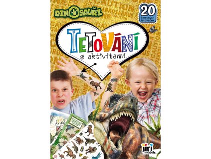 JIRI MODELS Tetování s aktivitami Dinosauři 20 tetovaček