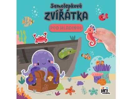 JIRI MODELS Samolepková knížka zvířátka Pod hladinou