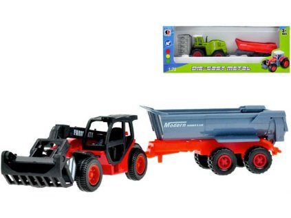 Stroj zemědělský set s vlečkou kombajn / nakladač na volný chod