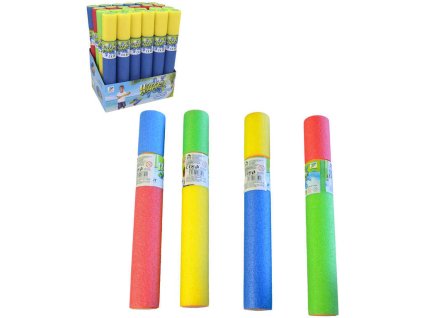 Dělo vodní 30cm pěnová soft trubice dvoubarevná lehká na vodu 4 barvy