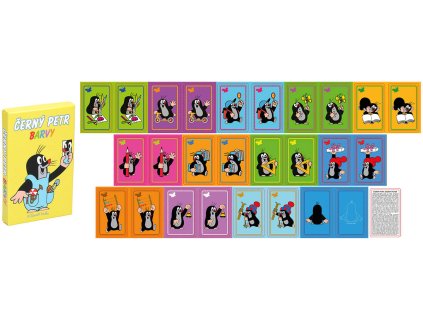 Hra karetní Černý Petr KRTEK (Krteček) barvy *SPOLEČENSKÉ HRY*