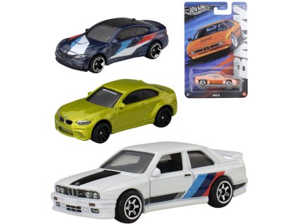 MATTEL HOT WHEELS Auto angličák Silver Series 1:64 5 druhů kov