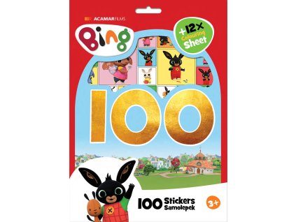 JIRI MODELS 100 samolepek + omalovánky králíček Bing