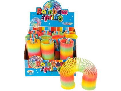 Pružina duhová magická spirála plastová