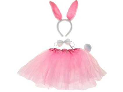 KARNEVAL Šaty zajíček set sukně s ušima a ocáskem *KOSTÝM*