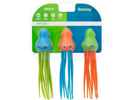 BESTWAY Kalamáry set 3ks chobotničky na potápění do vody 26031