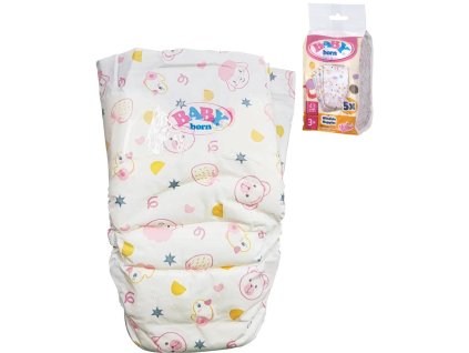 ZAPF CREATION Plenky pro panenku miminko Baby Born set 5ks
