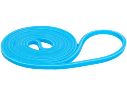 ACRA Posilovací fitness odporová guma 6,4mm světle modrá
