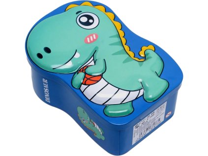 Pokladnička kovová 3D dinousaurus dětská kasička 3 druhy