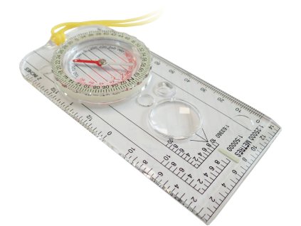 KUBISPORT Buzola speciál s měřítkem s průhlednou destičkou