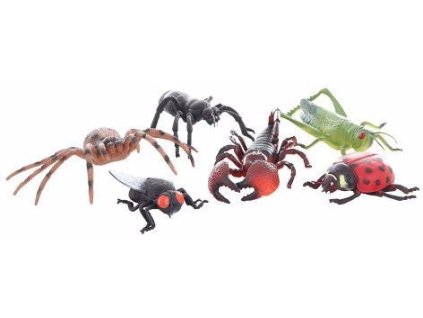 Zvířátko hmyz velký 16cm gumový 6 druhů