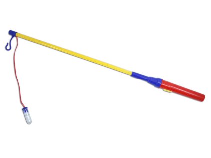 Hůlka (držák) na lampióny plast na baterie, se světlem