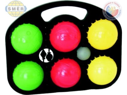 SMĚR HRA Petanque 6 koulí plast * petangue koule sada