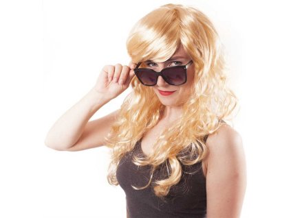 KARNEVAL Paruka blond dospělá *KARNEVALOVÝ DOPLNĚK*