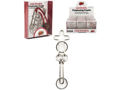 Hlavolam kovový 5-7cm různé druhy v krabičce