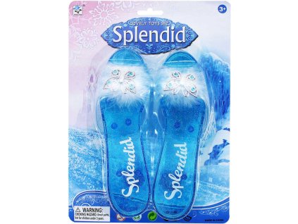 KARNEVAL Střevíčky pro princeznu zimní království KARNEVALOVÝ DOPLNĚK