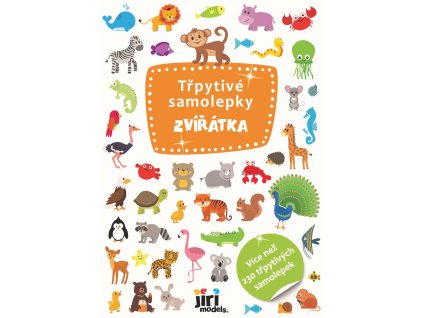 JIRI MODELS Samolepky třpytivé 230ks s glitry Zvířata