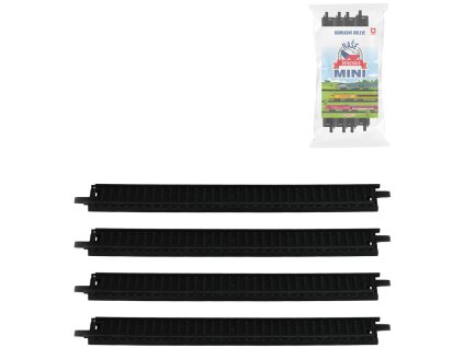 Naše železnice mini kolej rovná set 4ks doplněk k vláčkodráze