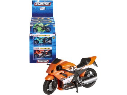 Teamsterz motocykl kovový v krabici 6 barev
