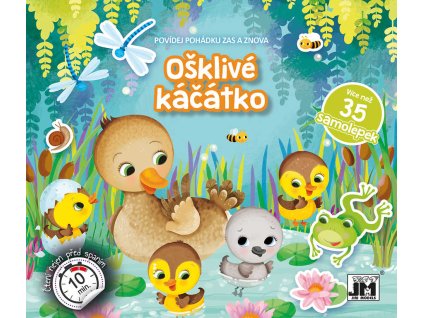 JIRI MODELS Povídej pohádku Ošklivé káčátko knížka samolepková