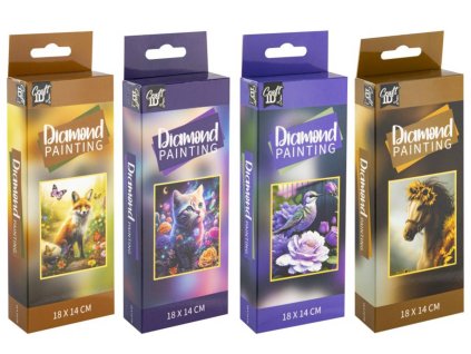 Diamantové malování kamínky mix 4druhy