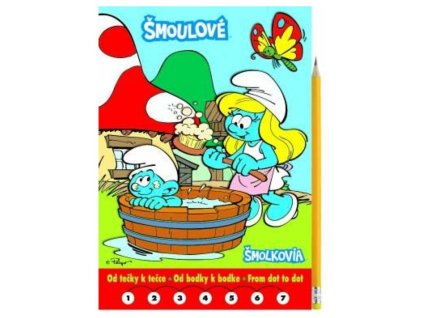 AKIM Omalovánky Od tečky k tečce Šmoula