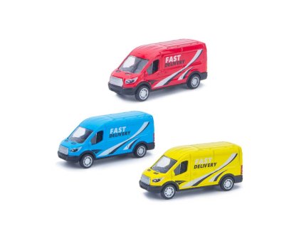 Auto dodávka 3 barvy kov/plat