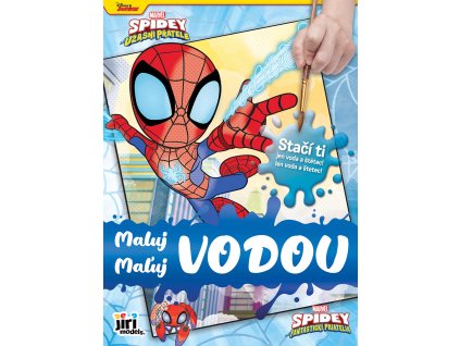 JIRI MODELS Maluj vodou Spidey a jeho úžasní přátelé omalovánky