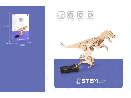Stavebnice dinosaurus na kabel T-rex