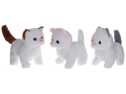 Kočka chodící se zvukovými efekty 16 cm