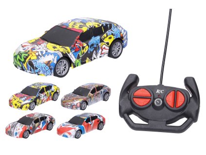 Auto s graffiti RC na dálkové ovládání 18 cm