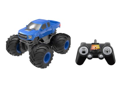 Ford F-150 Raptor Monster Truck plavací modrý RC na dálkové ovládání 20 cm