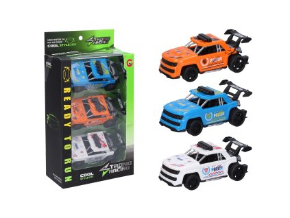 Auta policejní 3 ks 11 cm