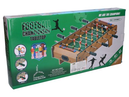 Fotbal stolní dřevěný 60,5x30,5x18,5 cm