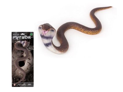 Had kobra gumový měkký 48 cm