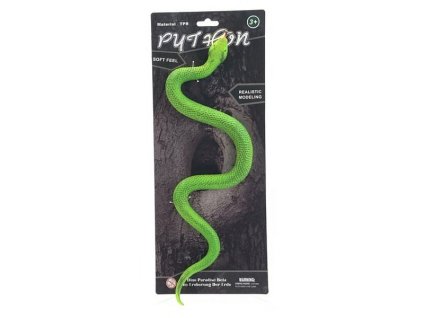 Had gumový měkký zelený 61 cm