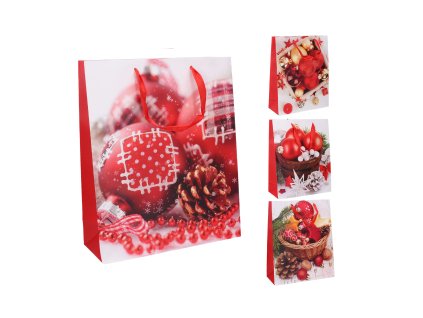 Dárková taška L 31x40x12 cm Vánoce